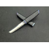 OBSIDIAN WAVE авторський ніж ручної роботи Fomenko Knifes, сталь - К110, 61-62 HRC, купити замовити в Україні